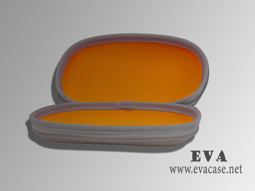 POC Hard shell EVA ski goggle case with reversed zipper soft puller embossed logoDongguan EVA